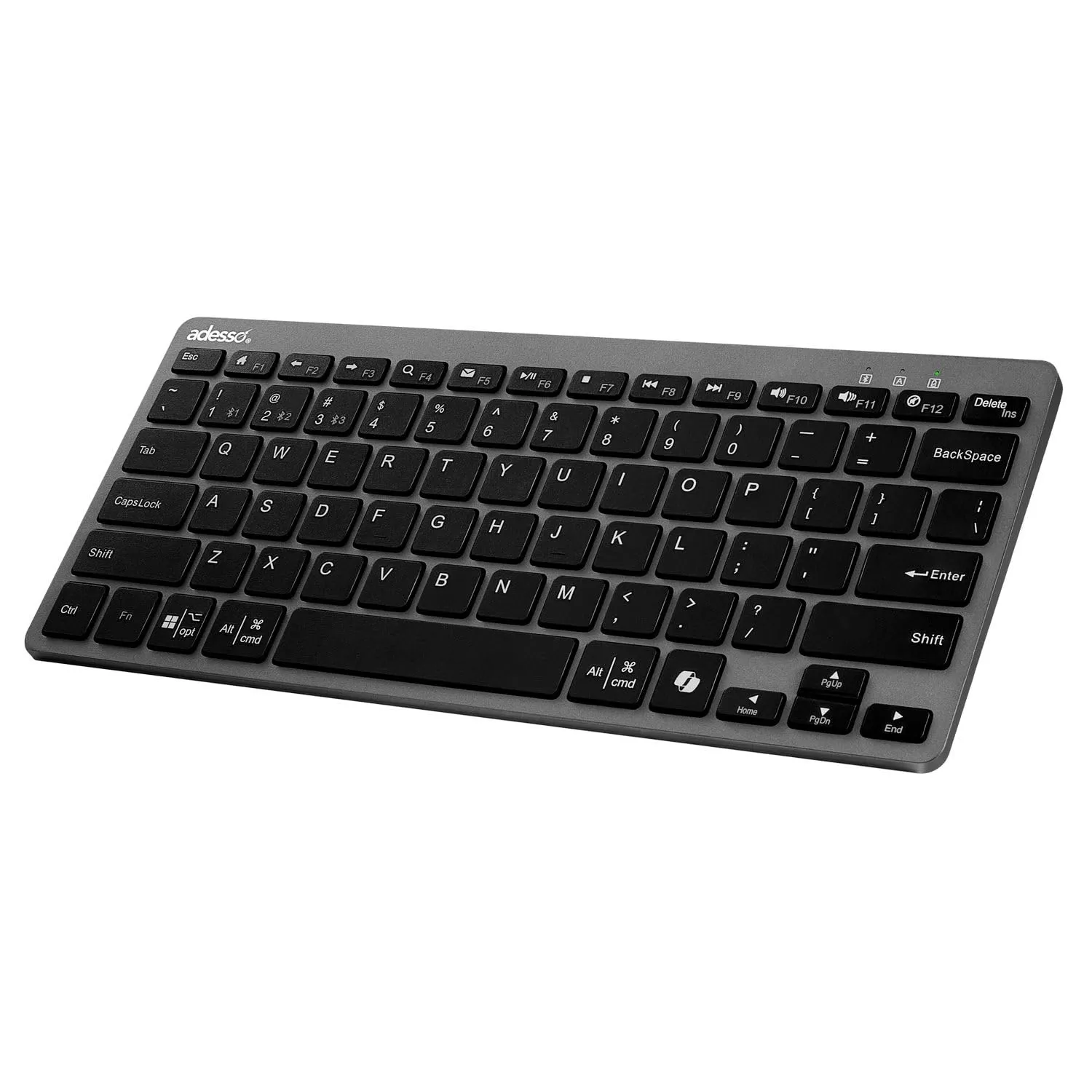 Adesso WKB-7000BB — MULTI OS BLUETOOTH SCISSOR SWITCH KEYBOARD WITH COPILOT AI HOTKEY