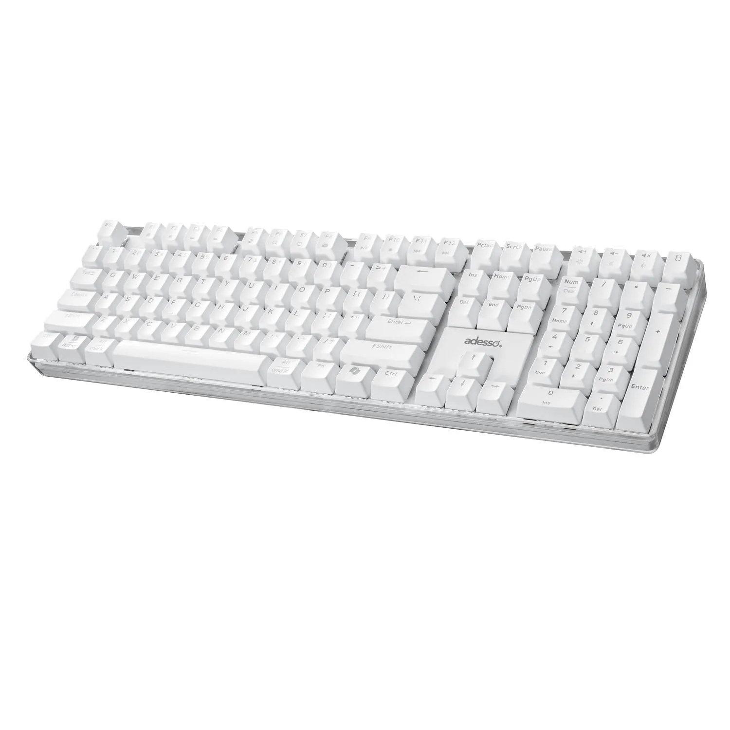 Adesso AKB-680UW — MULTI-OS ILLUMINATED MECHANICAL KEYBOARD WITH COPILOT AI HOTKEY