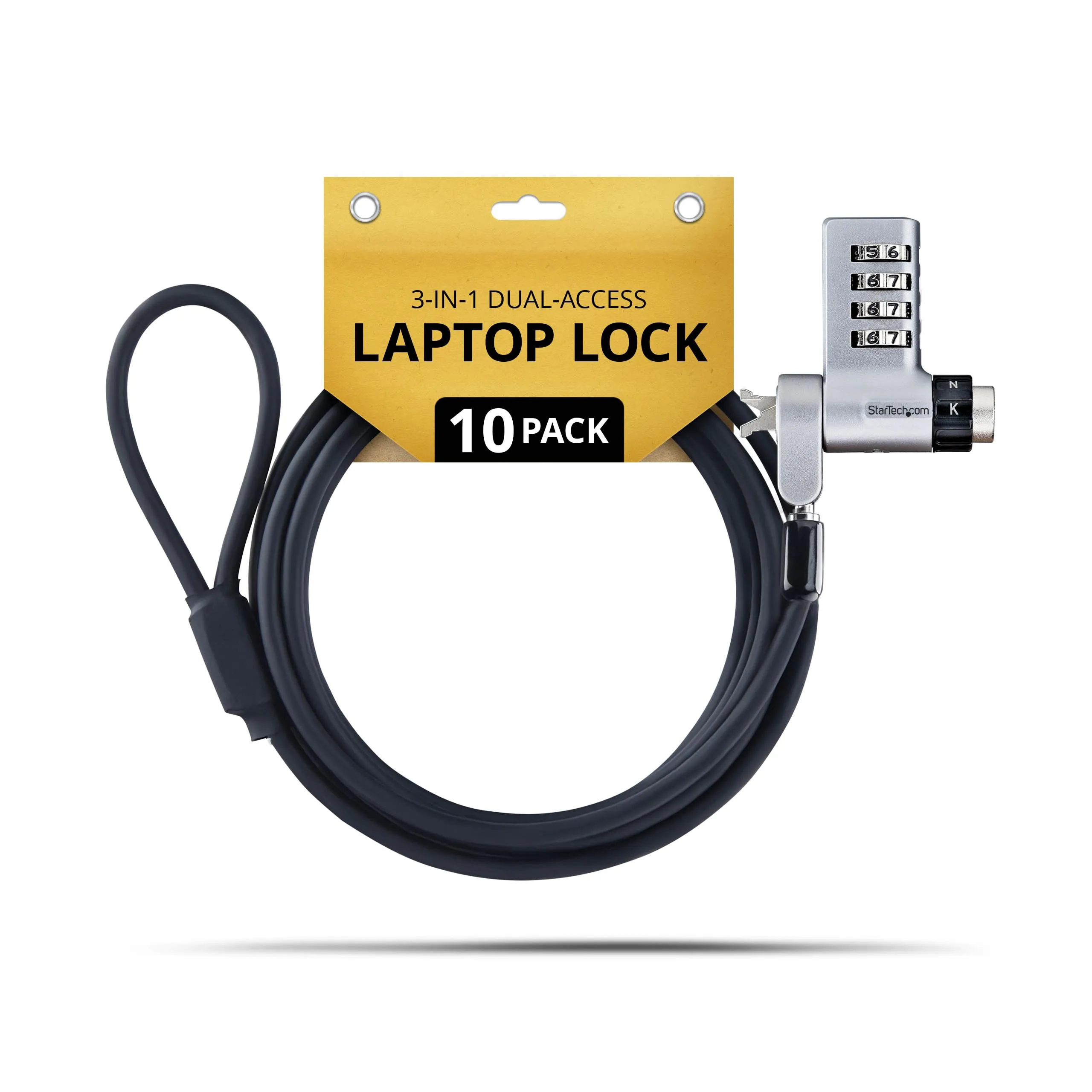 STARTECH UDUOKA10-LAPTOP-LOCK — 10-Pack 3-in-1 Laptop Lock