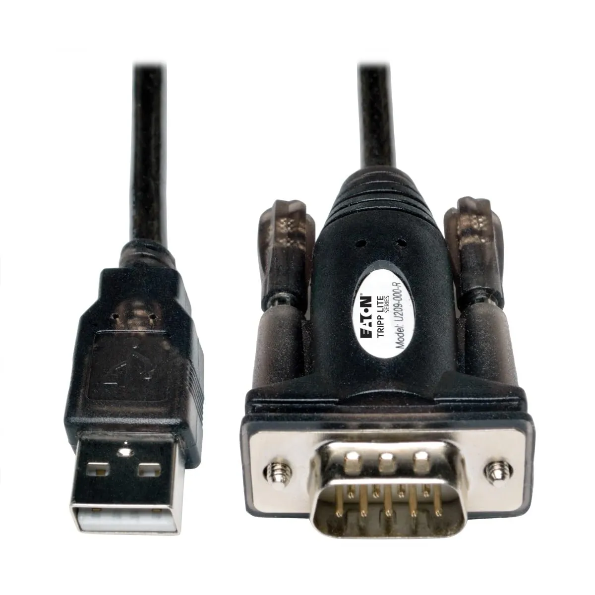 Eaton Tripplite U209-000-R — Eaton Tripp Lite Series USB-A to RS-232 (DB9) Serial Adapter Cable (M/M), 5 ft. (1.5 m) | SKU TL-U20900R