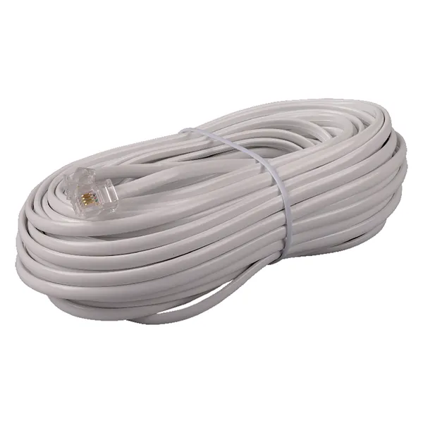 RCA TP443WHRV — 50FT MOD PHONE CORD WHT
