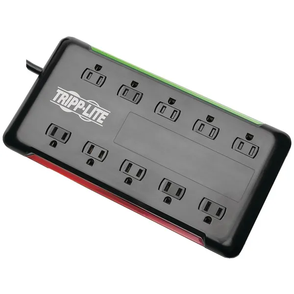 Eaton Tripplite TRP TLP1006B — EATON TRIPP LITE SERIES PROTECT IT 10-OUTLET SURGE PROTECTOR, 6 FT. CORD, 2880 J