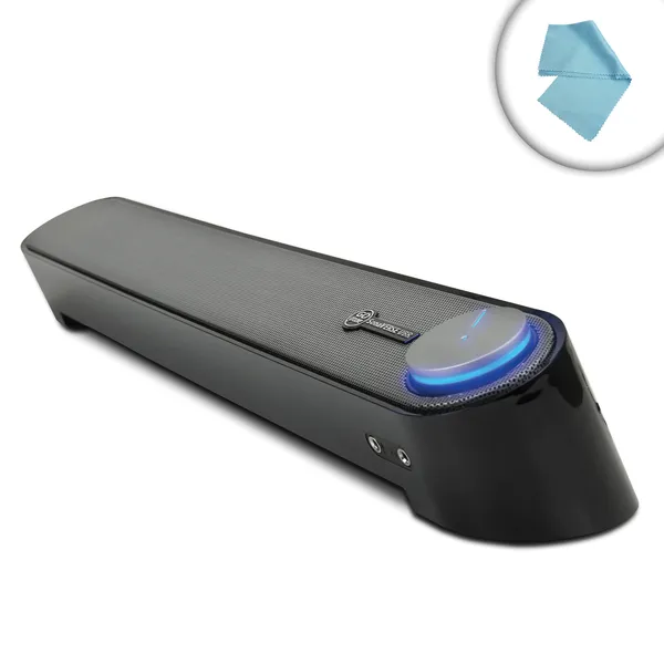 GOGROOVE(R) GGSVUBR100BKWS — UBR LED SNDBAR W/ANG DES