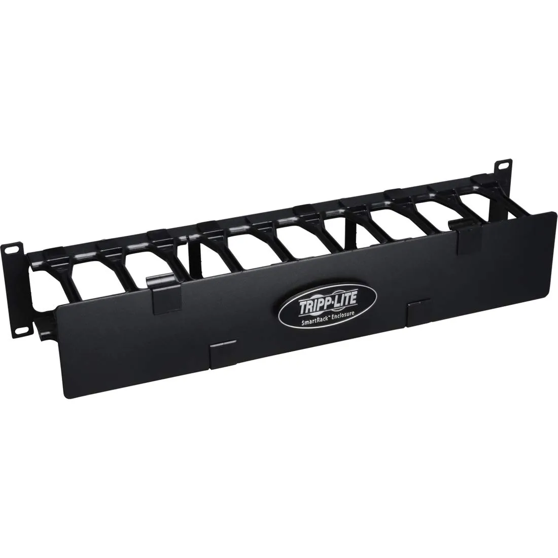 Eaton Tripplite SRCABLEDUCT2UHD — Rack Enclosure Horizontal Cable Manager Steel w Finger Duct 2URM