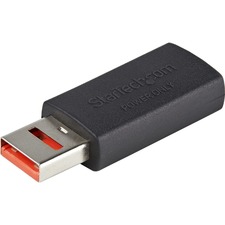 STARTECH STC USBSCHAAMF — StarTech.com USB Data Transfer Adapter - 1 x Type A USB 2.0 USB Male - 1 x Type A USB 2.0 USB Female - Nickel Connector - Black - 1 Each