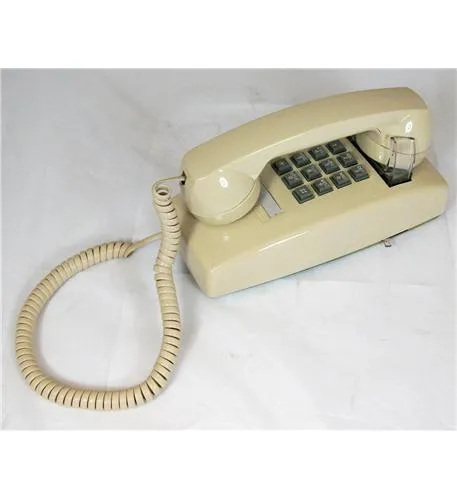 Cortelco ITT-2554-V-IV — 255409-VBA-20M Wall w/ Volume IVORY