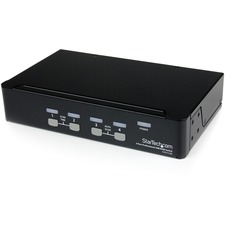 STARTECH STC SV431USB — StarTech.com 4 Port Professional VGA USB KVM Switch with Hub - 4 Computer(s) - 1 Local User(s) - 1920 x 1440 - 8 x USB - 5 x VGA - 1U - Rack-mountable, Desktop - TAA Compliant