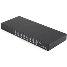 STARTECH STC SV1631DUSBUK — StarTech.com 16 Port 1U Rack Mount USB KVM Switch Kit w/ OSD & Cables - 16 Computer(s) - 1920 x 1440 - 1U - Rack-mountable, Desktop - TAA Compliant