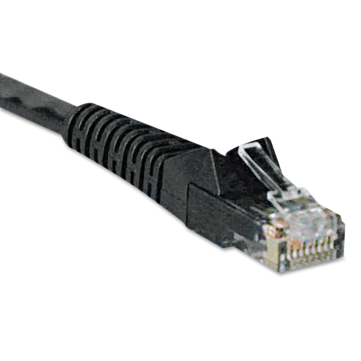 Eaton Tripplite N201-025-BK — Eaton Tripp Lite Series Cat6 Gigabit Snagless Molded (UTP) Ethernet Cable (RJ45 M/M), PoE, Black, 25 ft. (7.62 m) | SKU TL-N20125K