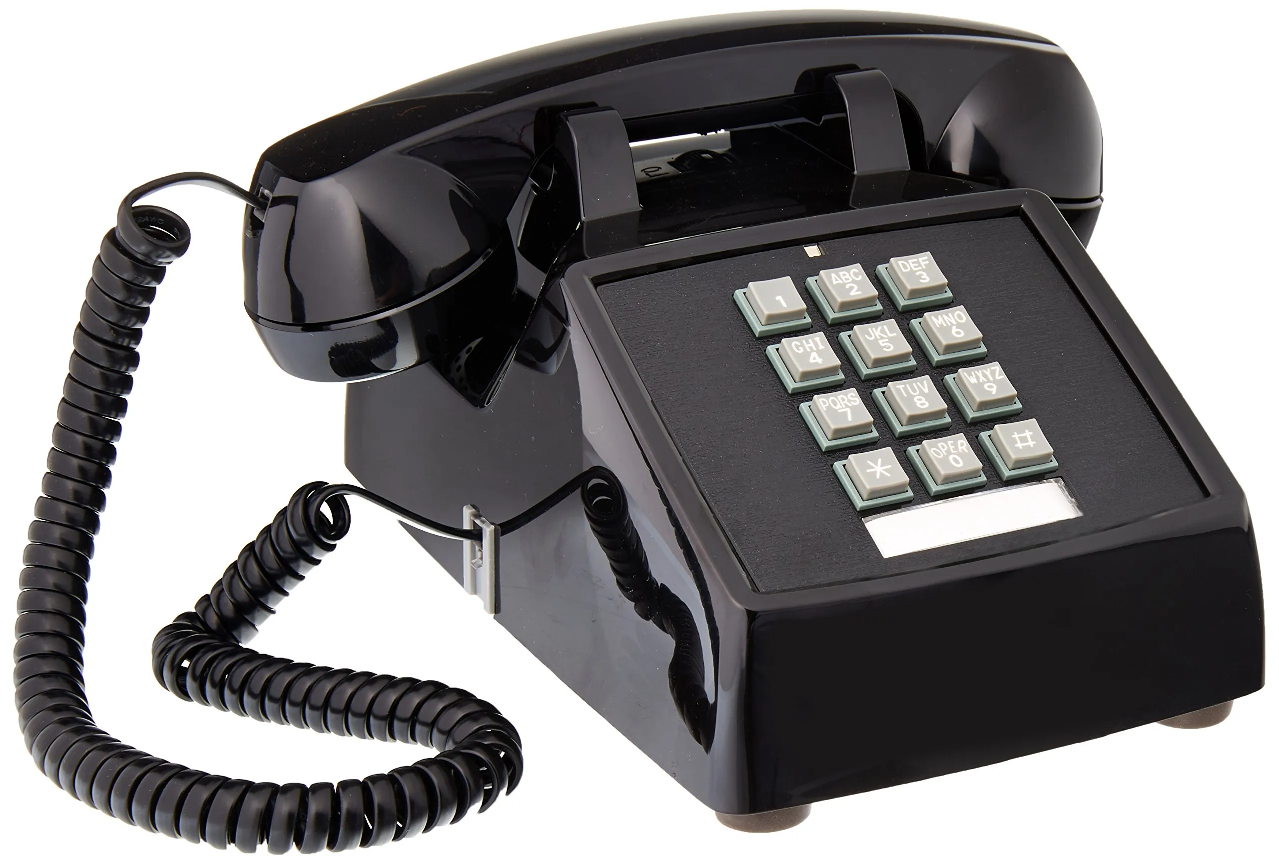Cortelco ITT-2500-V-BK — 250000-VBA-20M Desk w/ Volume BLACK