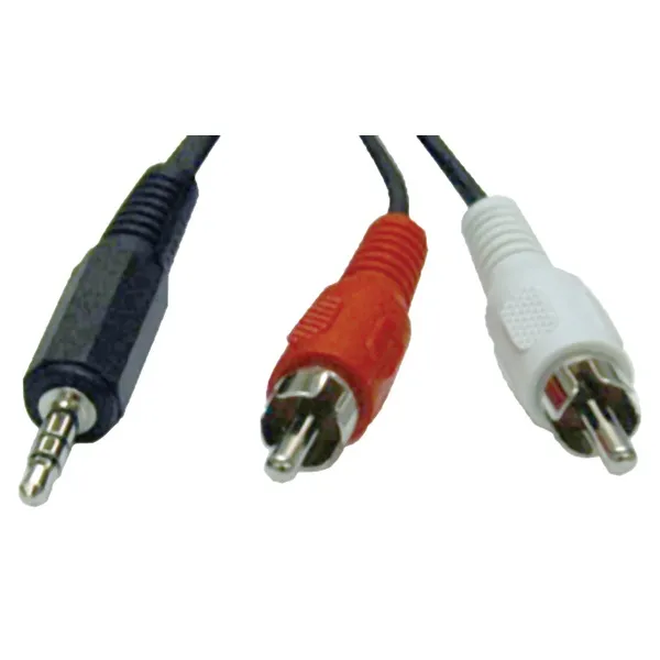 Eaton Tripplite P314-012 — Tripp Lite 12ft 3.5mm Mini Stereo to Two RCA Audio Y Splitter Adapter Cable
