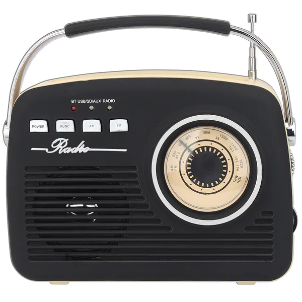 Supersonic SC-1201BT-BLK — Supersonic Vintage Speaker BLK