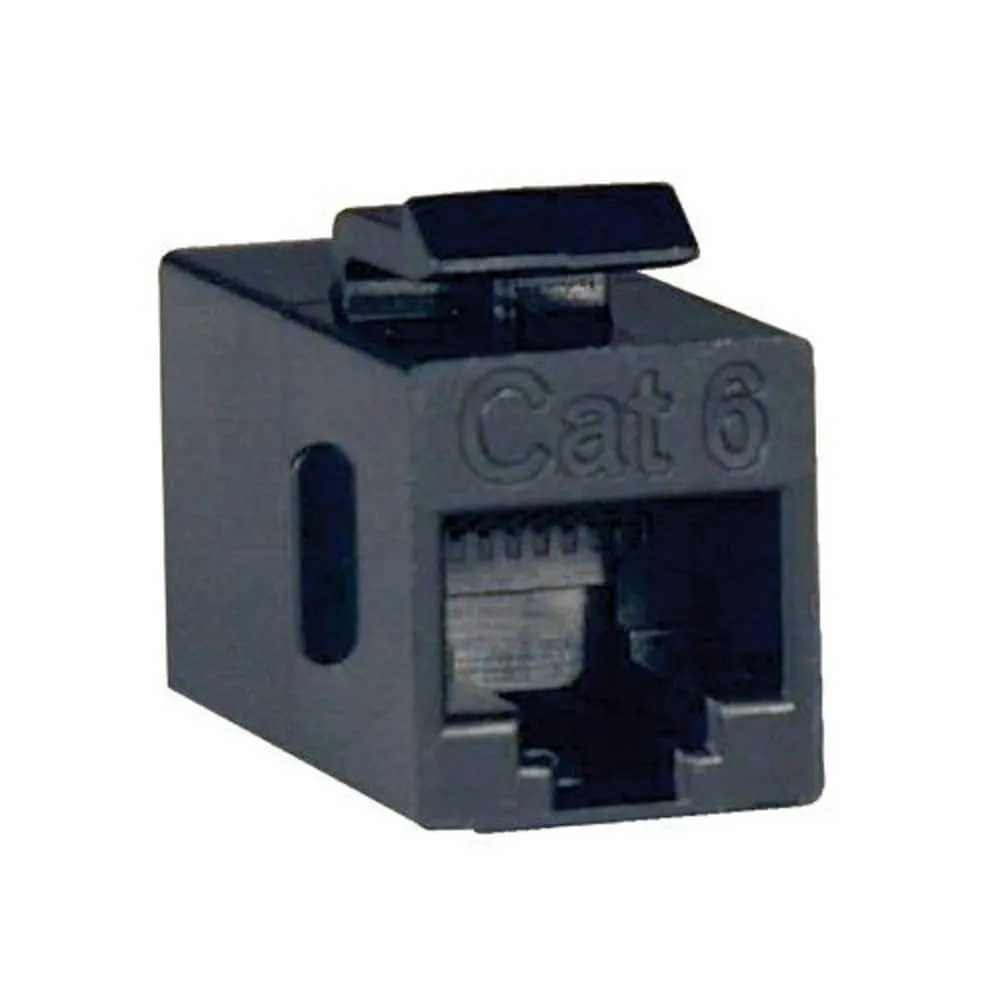 Eaton Tripplite N235-001 — Tripp Lite Cat6 Straight Through Modular In-line Snap-in Coupler RJ45 TAA