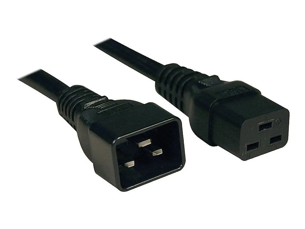Eaton Tripplite P036-003-15A — Tripp Lite Heavy Duty Power Extension Cord 15A 14 AWG IEC 320 C19-C20 3ft.