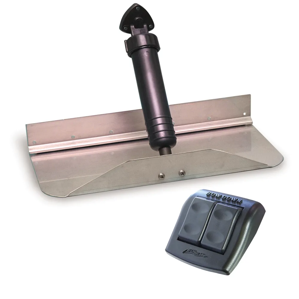 Bennett Marine 249E — Bennett Trim Tab Kit 24" x 9" w/Euro Rocker Switch