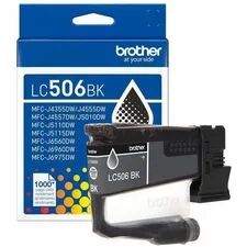 Brother BRT LC506BKS — Brother LC506BKS Standard Yield Inkjet Ink Cartridge - Black - 1 Each - 1000 Pages