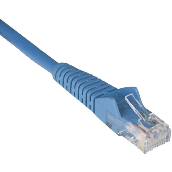 Eaton Tripplite N201-001-BL — Tripp Lite 1ft. Cat6 Gigabit Snagless Molded Patch Cable RJ45 M/M Blue 1ft