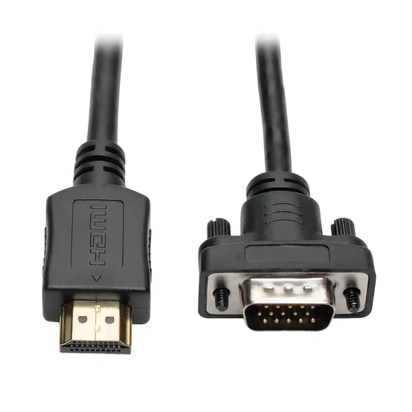 EATON TRIPP LITE SERIES CONNECTIVIT P566-006-VGA — EATON, HDMI TO VGA ACTIVE ADAPTER CABLE (HDMI TO LOW-PROFILE HD15 M/M), 6FT (1.8 M)