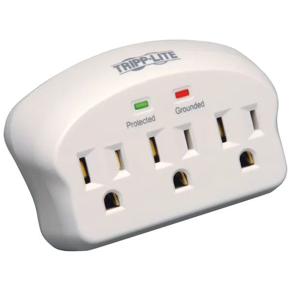 Eaton Tripplite SK3-0 — EATON, SURGE PROTECTOR, WALLMOUNT DIRECT PLUG IN, 3 OUTLET, 660 JOULE