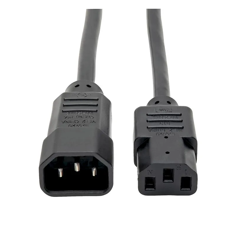 Interex By TrippLite P004-006 — Tripp Lite, Power Cord Adapter, 10A, 18AWG, 100V- 230V, IEC-320-C14 to IEC-320-C13, 6FT