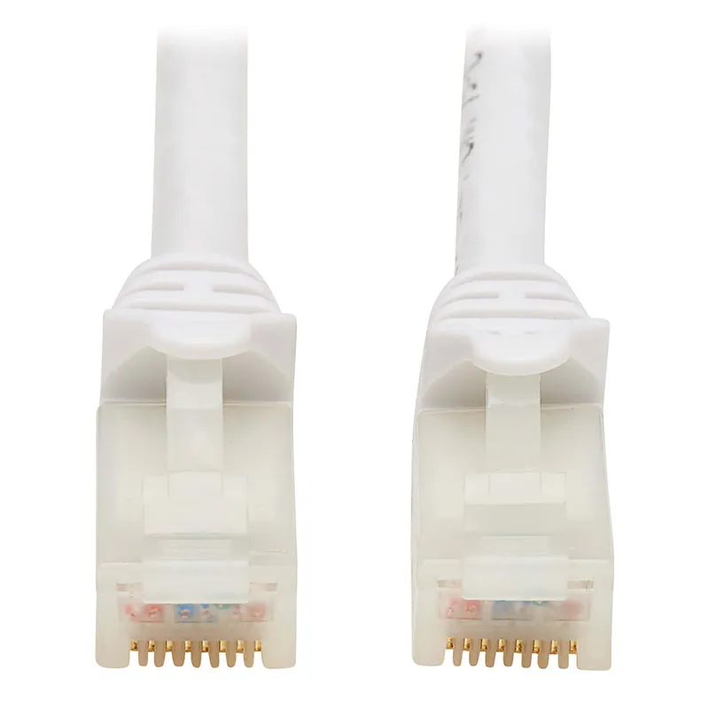Eaton Tripplite N261AB-010-WH — Tripp Lite Safe-IT Cat6a Ethernet Cable Antibacterial Snagless 10G MM 10ft