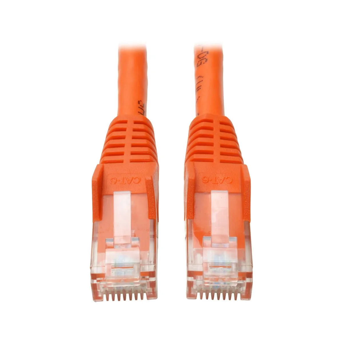 Eaton Tripplite N201-005-OR — Eaton Tripp Lite Series Cat6 Gigabit Snagless Molded (UTP) Ethernet Cable (RJ45 M/M), PoE, Orange, 5 ft. (1.52 m) | SKU TL-N20105O
