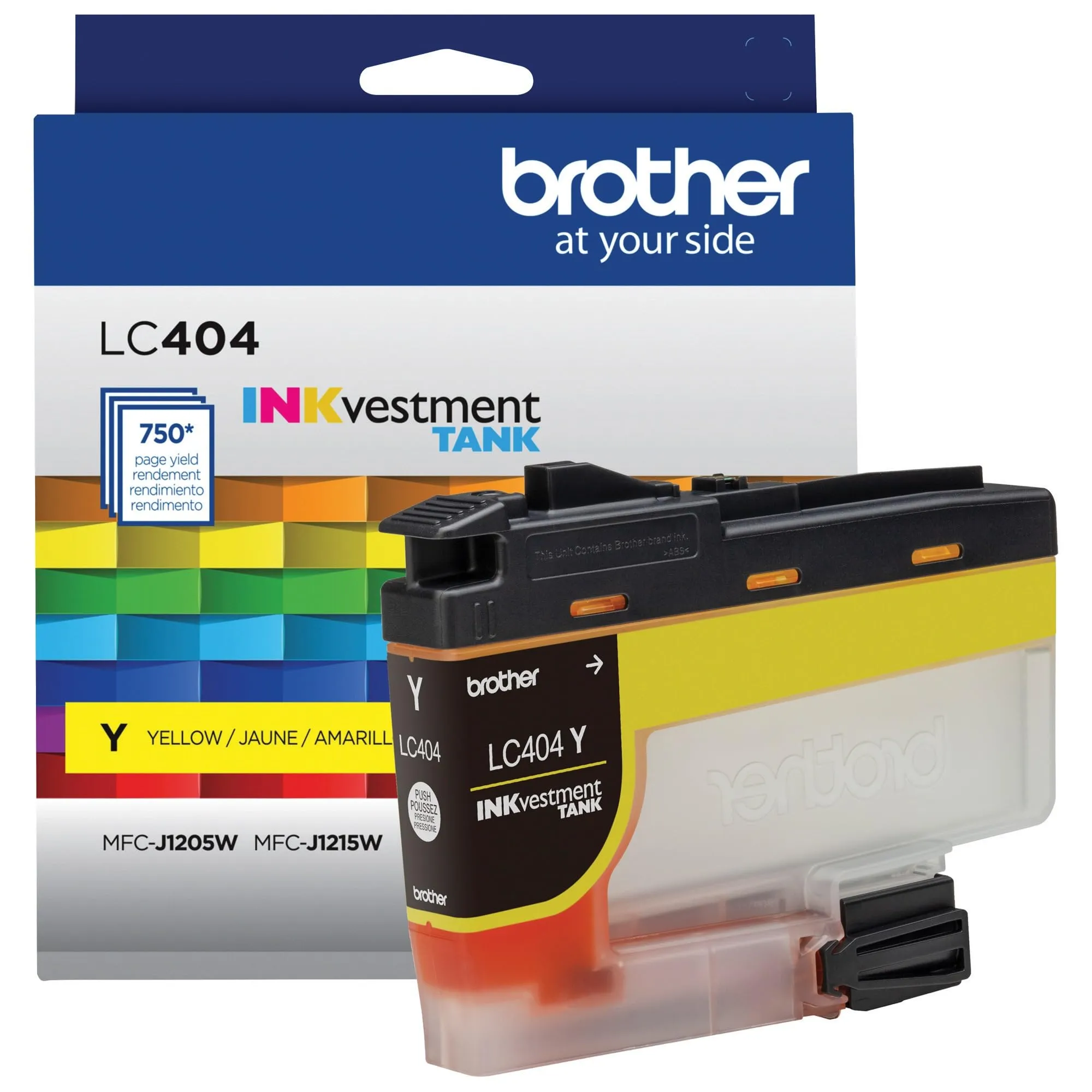 Brother BRT LC404YS — Brother Standard Yield Yellow Ink Cartridge (750 Yield)