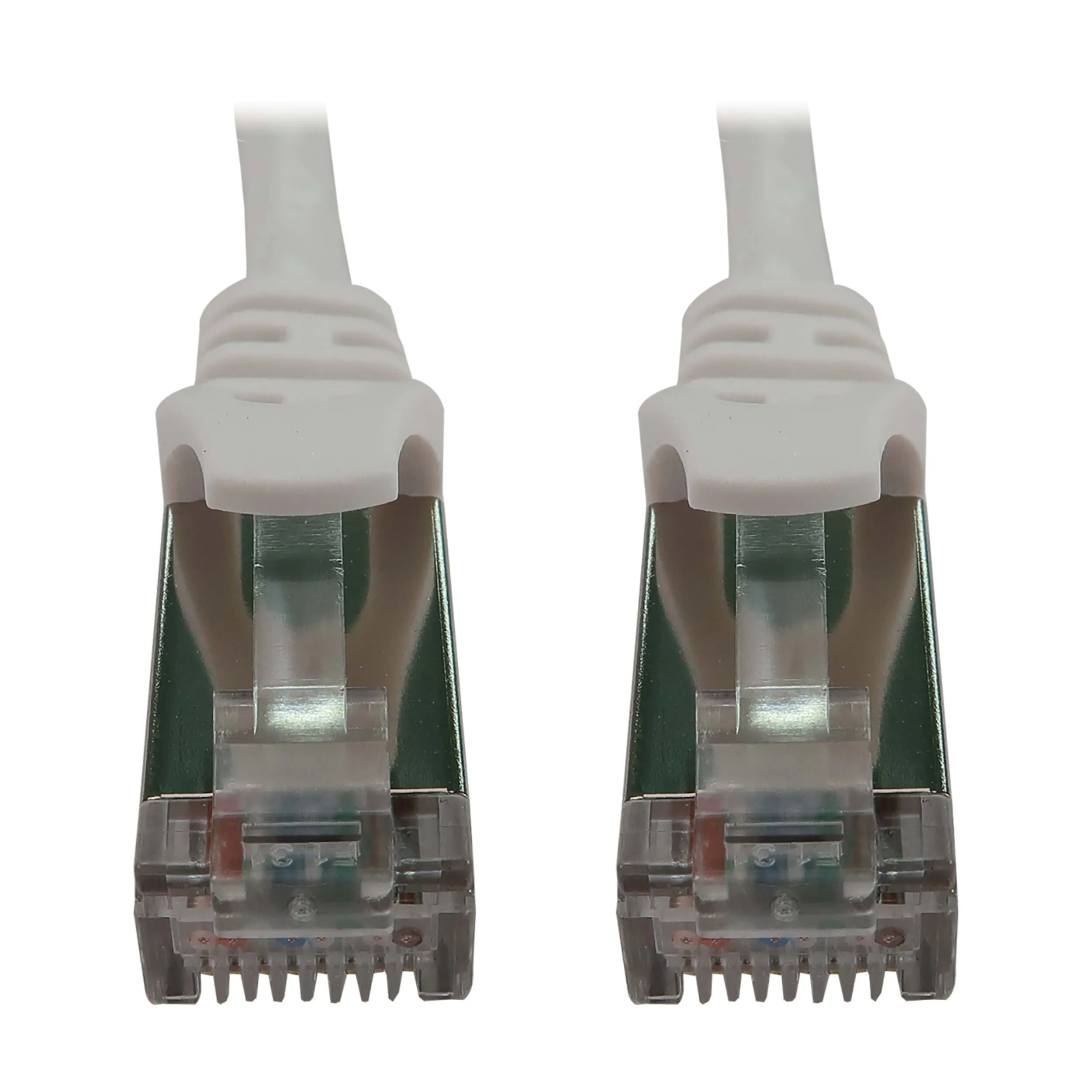 Eaton Tripplite N262-S01-WH — EATON TRIPP LITE SERIES CAT6A 10G SNAGLESS SHIELDED SLIM STP ETHERNET CABLE (RJ4