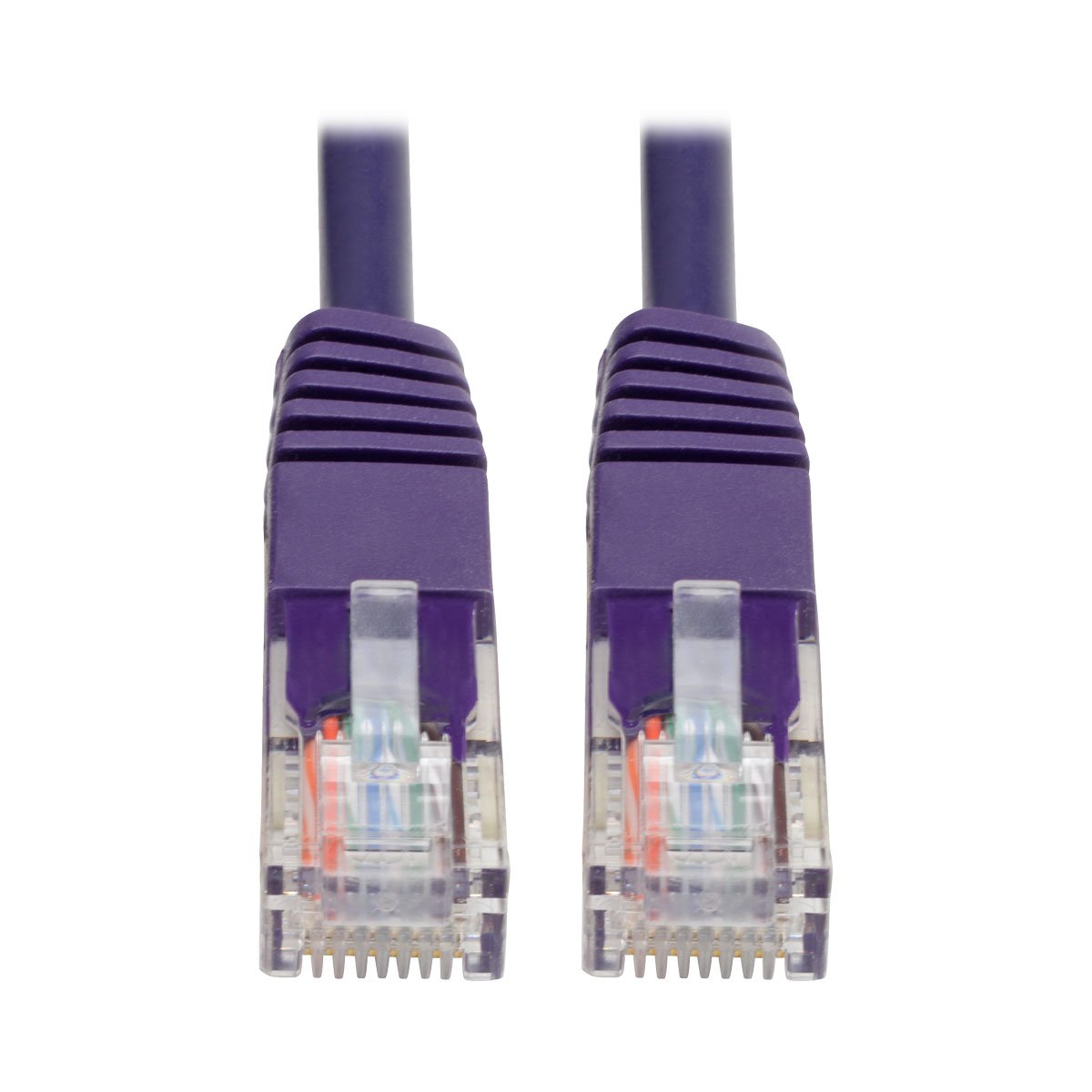 Eaton Tripplite N002-006-PU — Tripp Lite Cat5 Cat5e Molded Patch Cable 350Mhz UTP Purple RJ45 M/M 6ft 6ft.