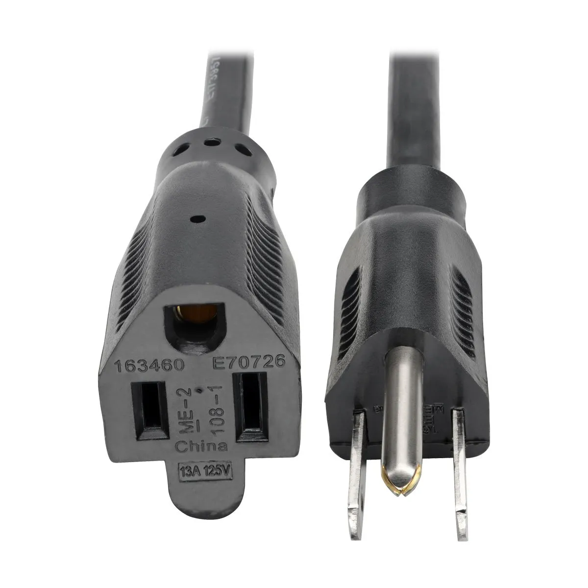 Eaton Tripplite P024-001-13A — Tripp Lite Computer Power Extension Cord 13A 16AWG 5-15P to 5-15R 1ft. 1ft