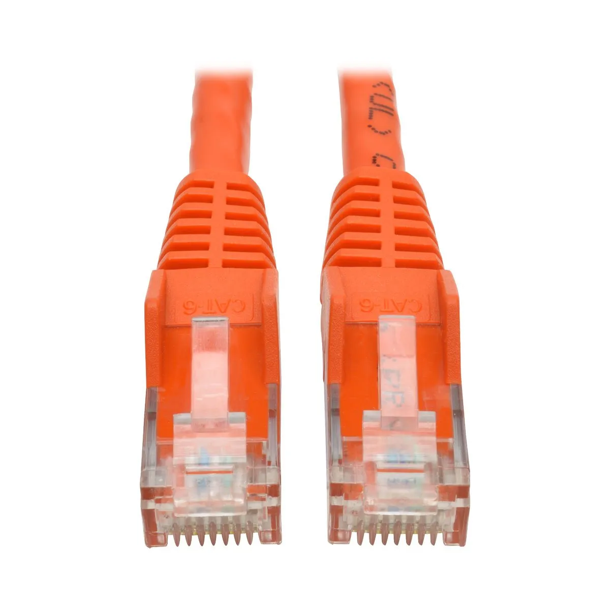 Eaton Tripplite N201-002-OR — Tripp Lite 2ft Cat6 Snagless Molded Patch Cable UTP Orange RJ45 M/M 2ft.