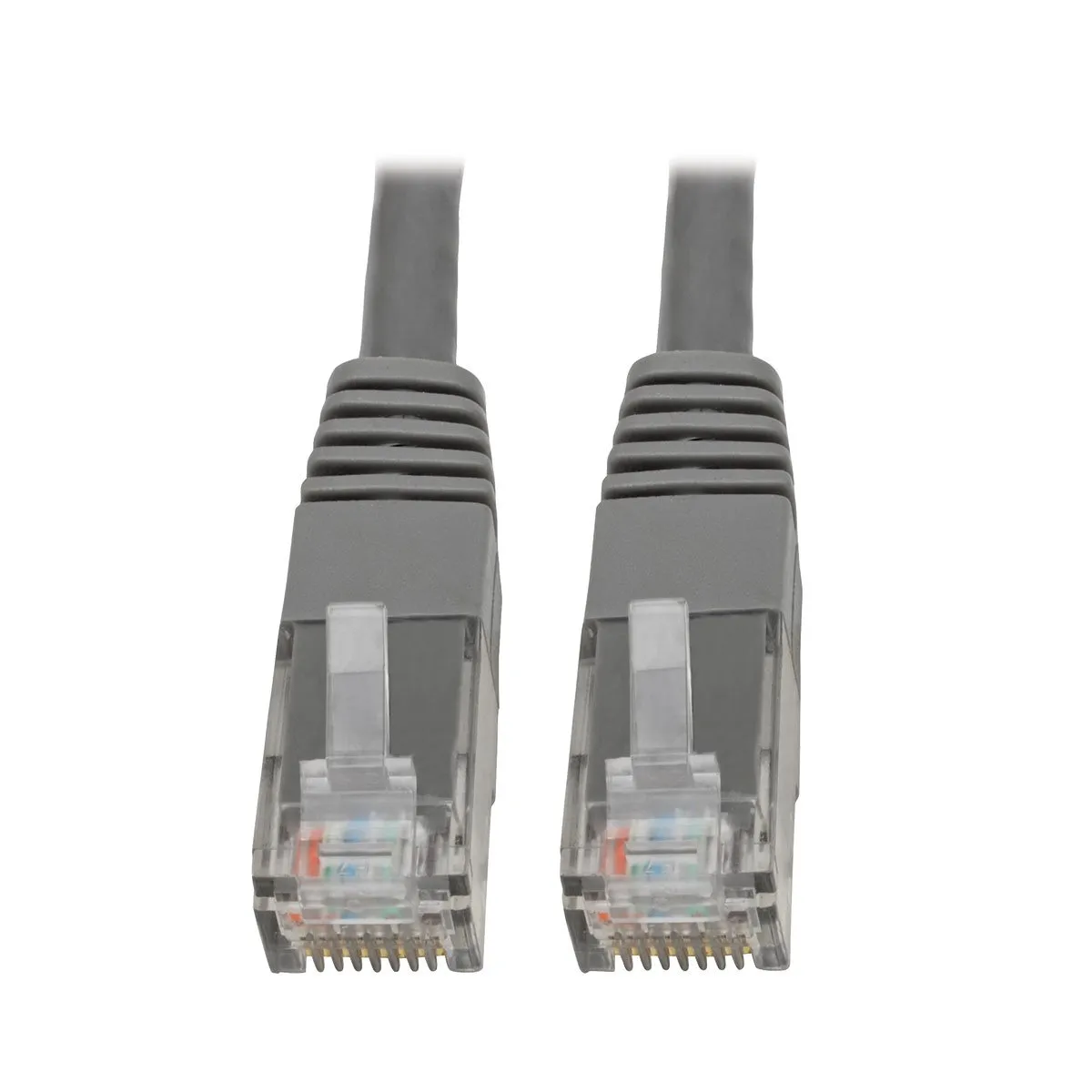 Eaton Tripplite N200-050-GY — Tripp Lite Cat6 Cat5e Gigabit Molded Patch Cable RJ45 M/M 550MHz Gray 50ft