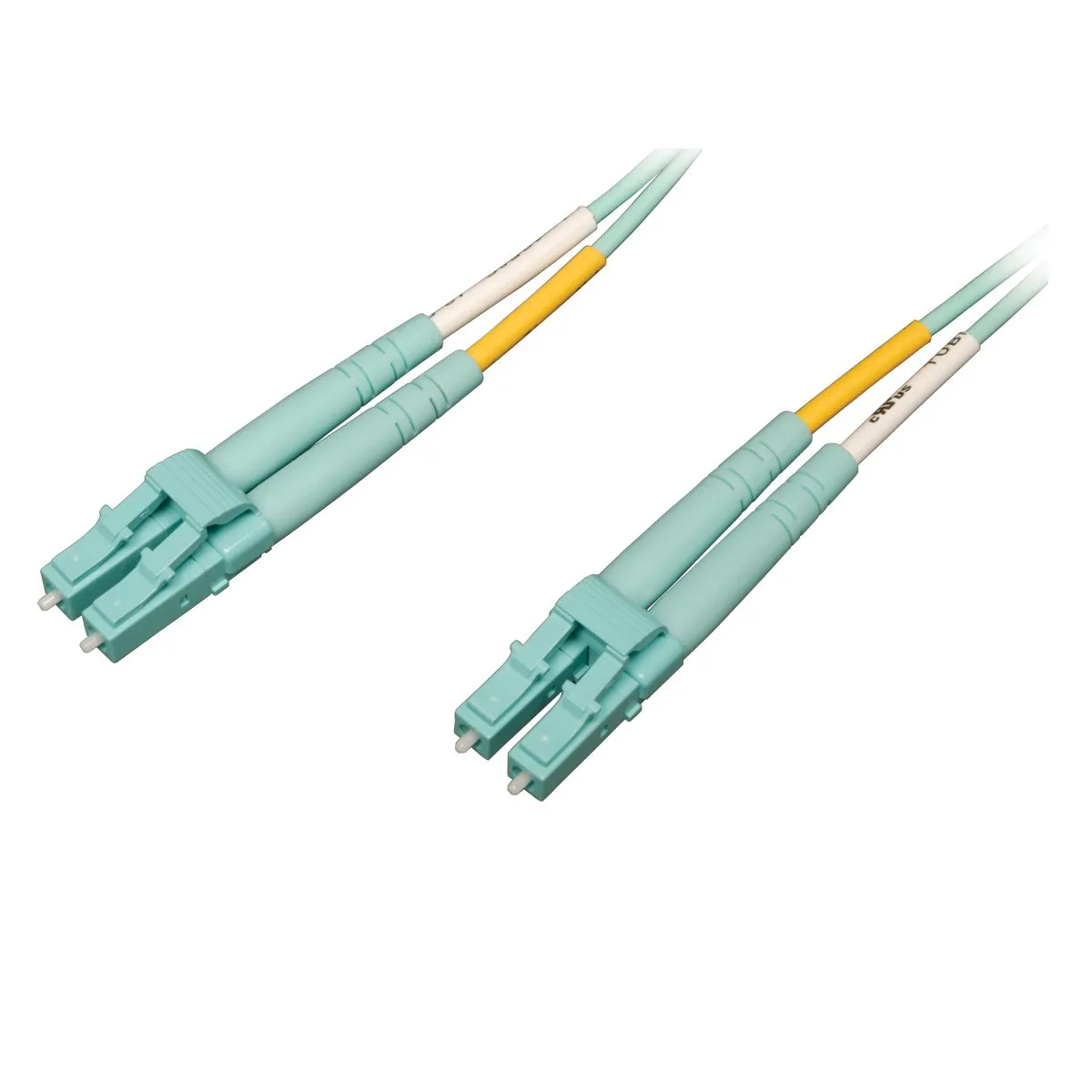 Eaton Tripplite N820-01M-OM4 — Tripp Lite 1M 40/100G MMF Fiber 50/125 OM4 LSZH Patch Cable LC/LC Aqua 3ft