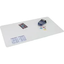 ARTISTIC(TM) AOP 6040M — Artistic Krystal Antimicrobial Desk Pad - Rectangular - 24" Width x 19" Depth - Vinyl - Clear