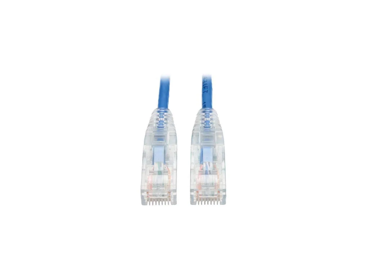 Eaton Tripplite N201-S06-BL — Tripp Lite 6ft Cat6 Gigabit Snagless Molded Slim UTP Patch Cable RJ45 M/M B