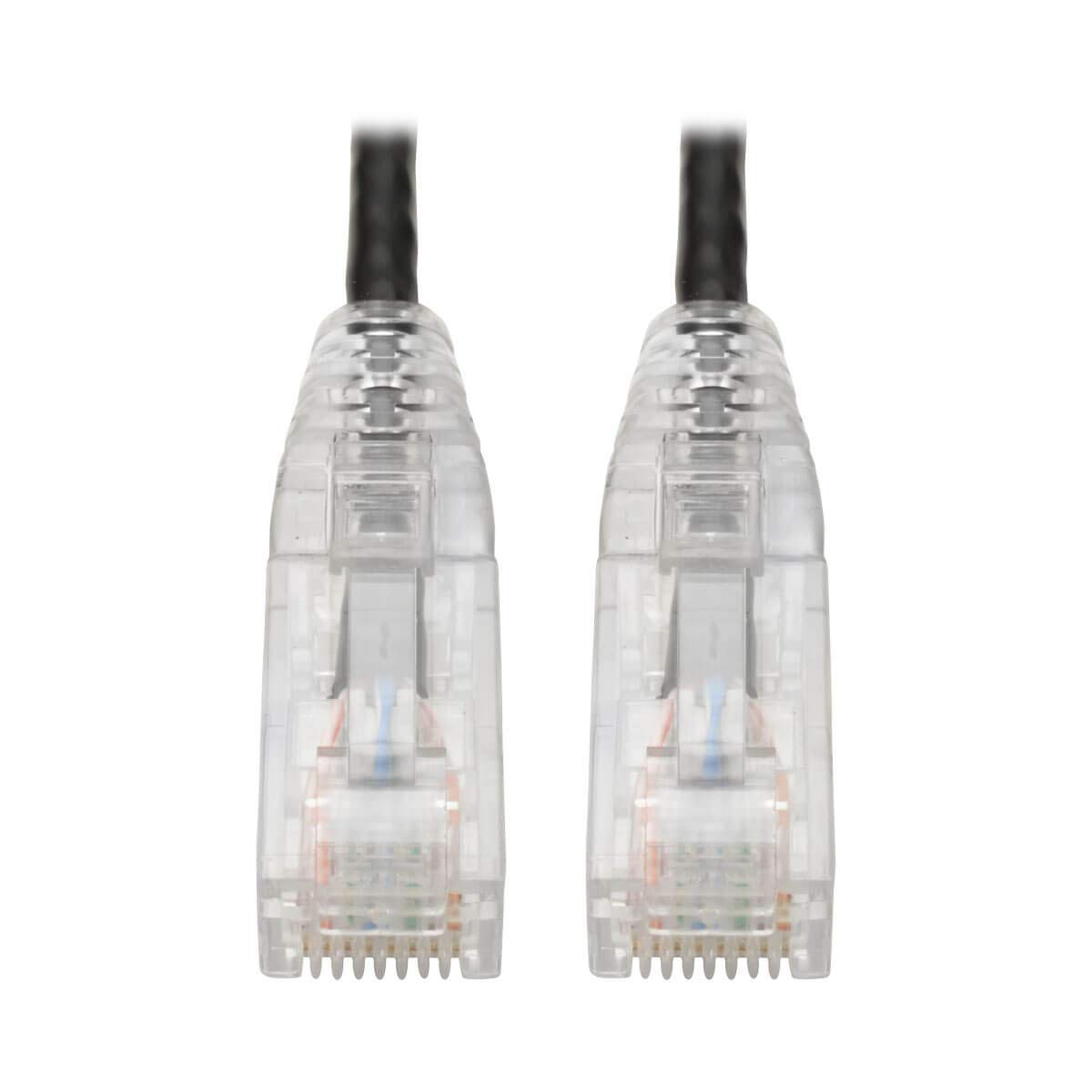 Eaton Tripplite N201-S07-BK — EATON TRIPP LITE SERIES CAT6 GIGABIT SNAGLESS SLIM UTP ETHERNET CABLE (RJ45 M/M)