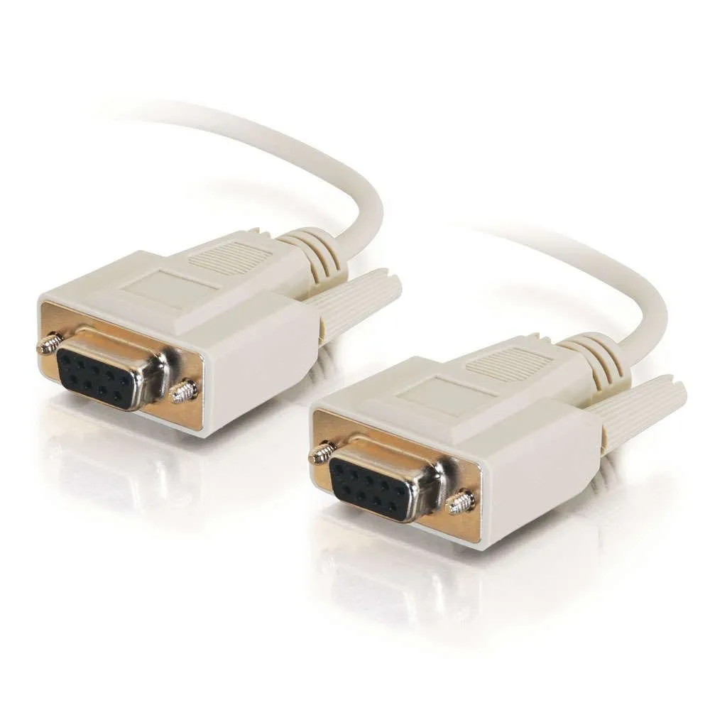 C2G 03046 — MODEM CABLE - FEMALE LEFT GENDER - FEMALE RIGHT GENDER - DB9 RIGHT CONNECTOR - D