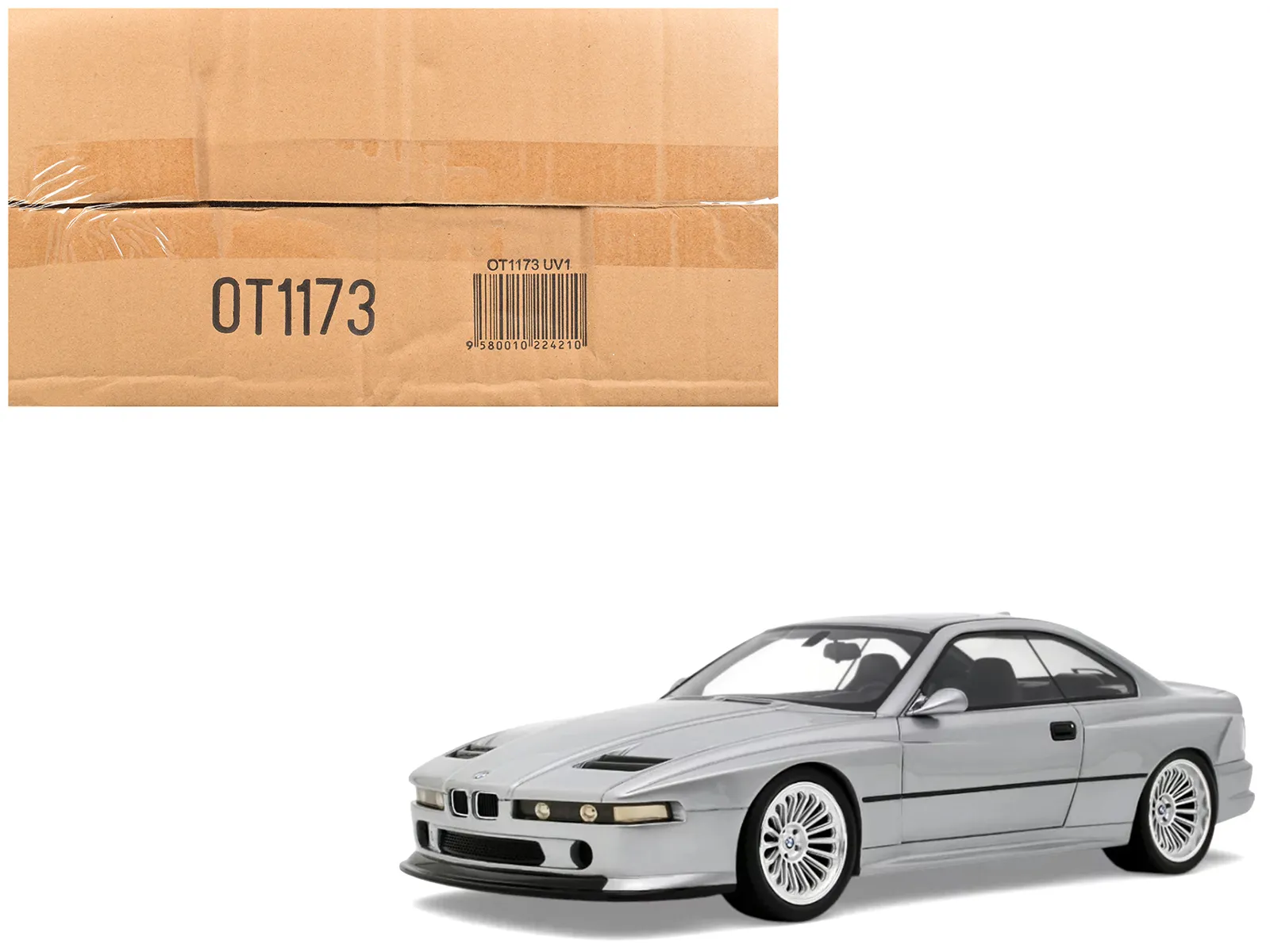 Otto Mobile OT1173 — 2024 BMW Reyn Speed Shop 858 CSL "Designed by JONSIBAL" Chrome Shadow Metallic Limited Edition to 2000 pieces Worldwide 1/18 Model Car by Otto Mobile