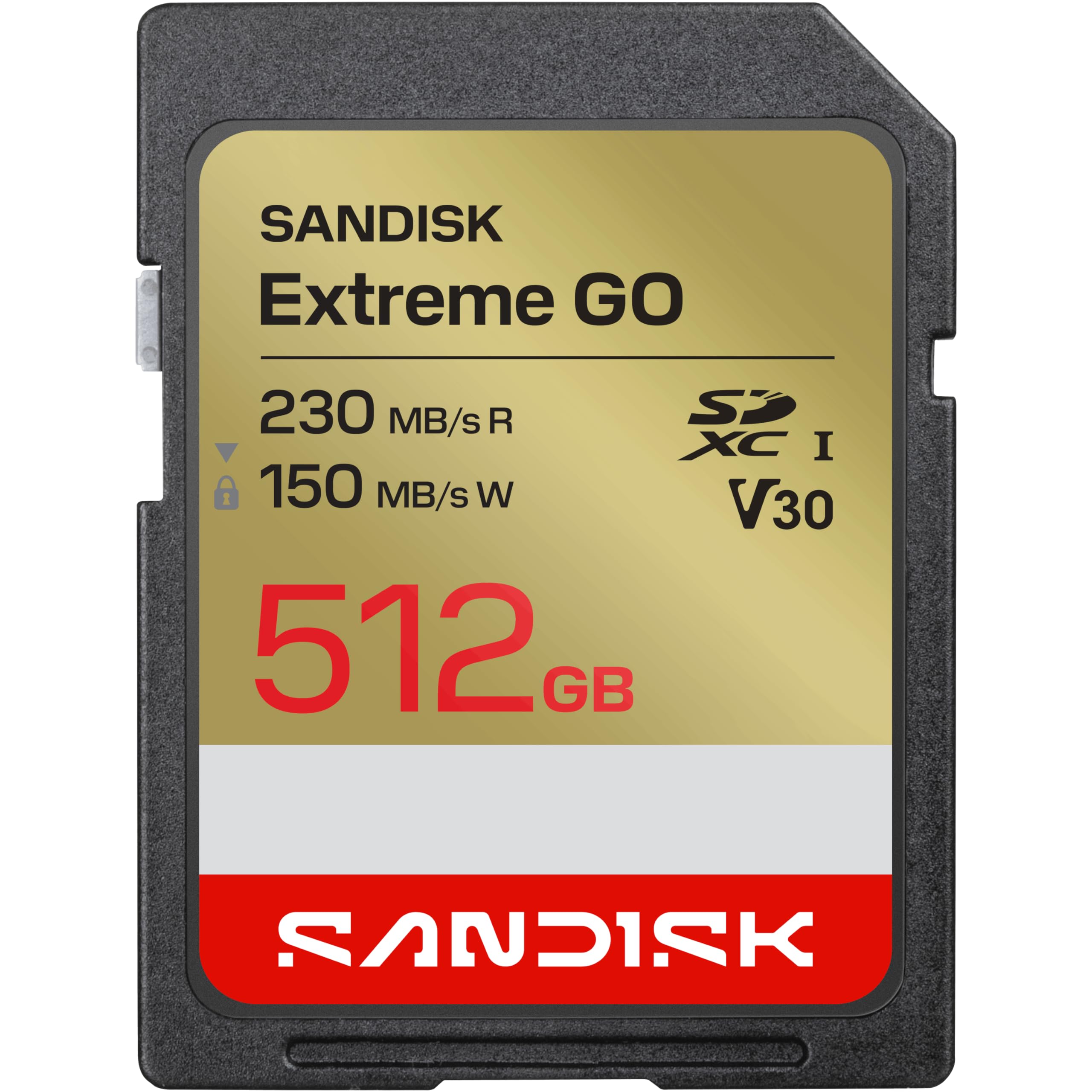 Western Digital SDSDXGN-512G-GNCIN — 512GB SANDISK Extreme GO SD