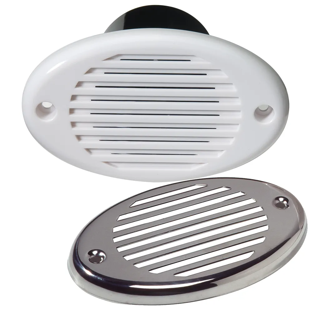 Innovative Lighting 540-0101-7 — Innovative Lighting Marine Hidden Horn - White w/Stainless Steel Overlay