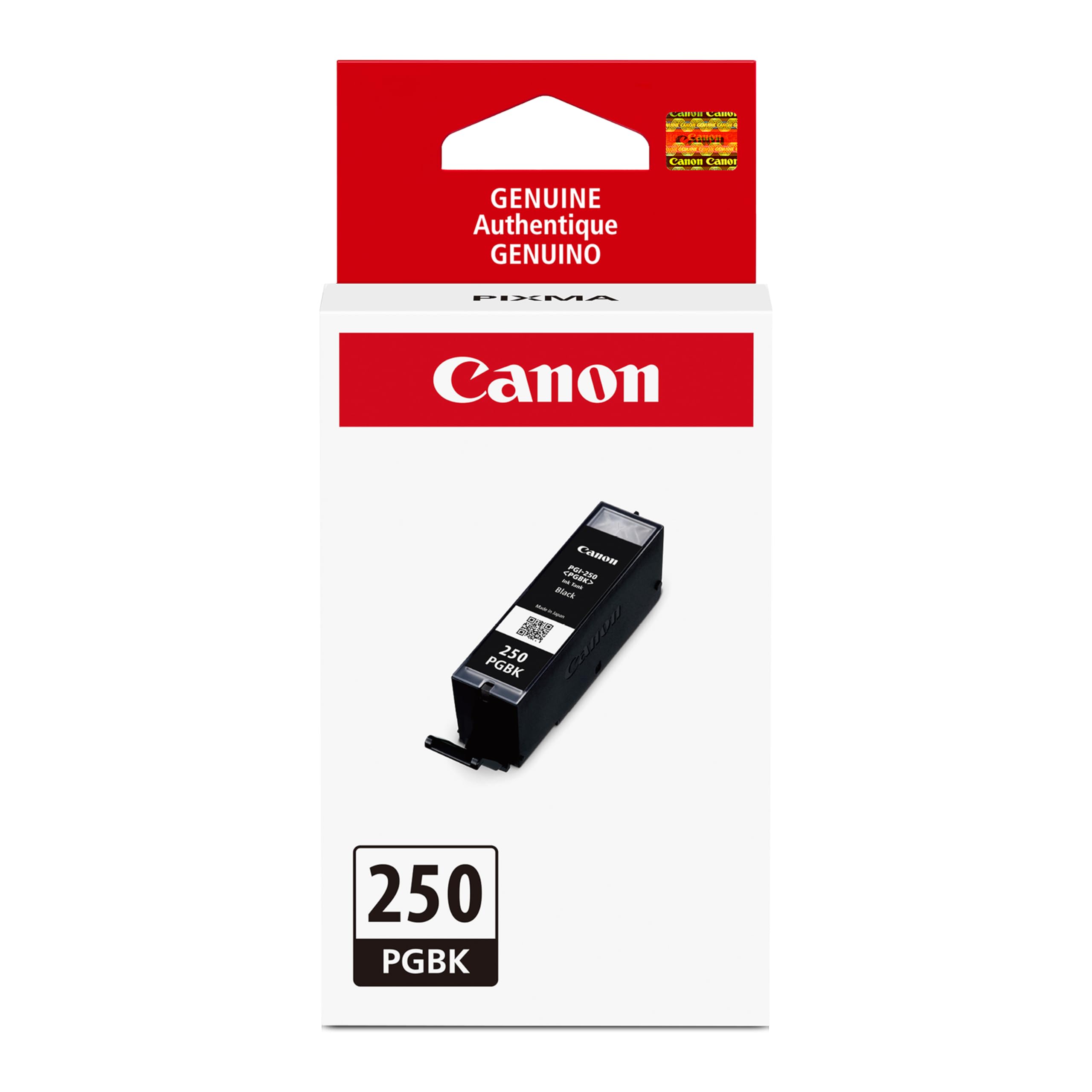 CANON INKJET 6497B001 — PGI-250 PIGMENT BLACK INK TANK - CARTRIDGE - FOR CANON MG6320 IP7220 MG5420 MX92