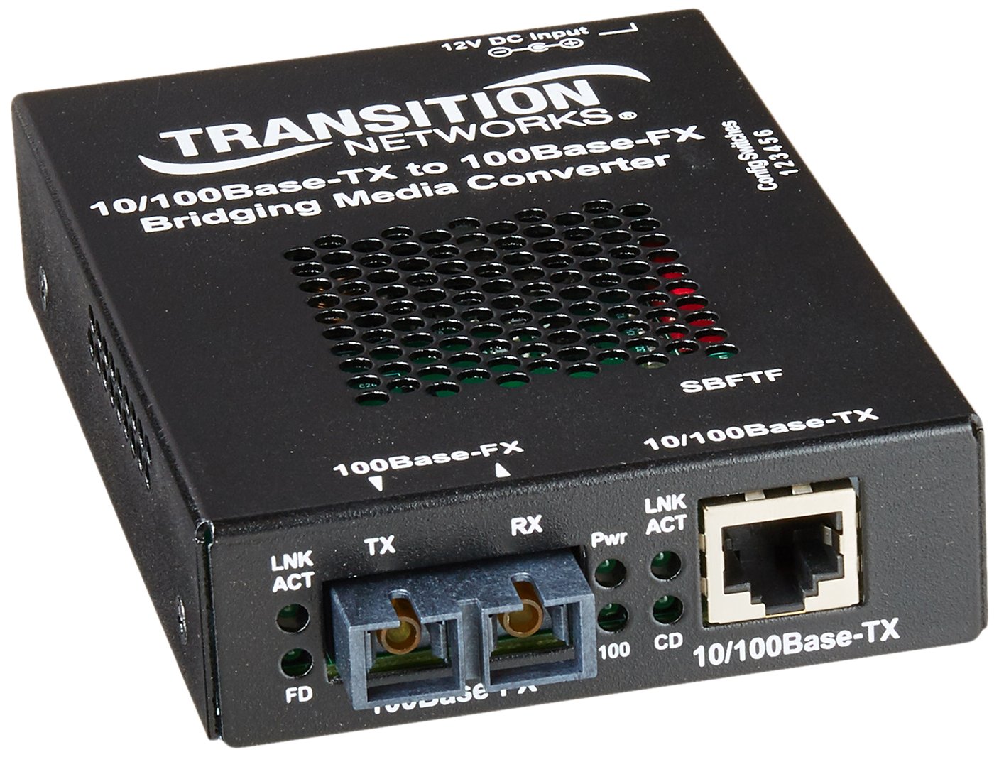 Transition Networks SBFTF1013-105-NA — 10/100BTX TO 100BFX, 1X9, SC MM, 3.3V- NA