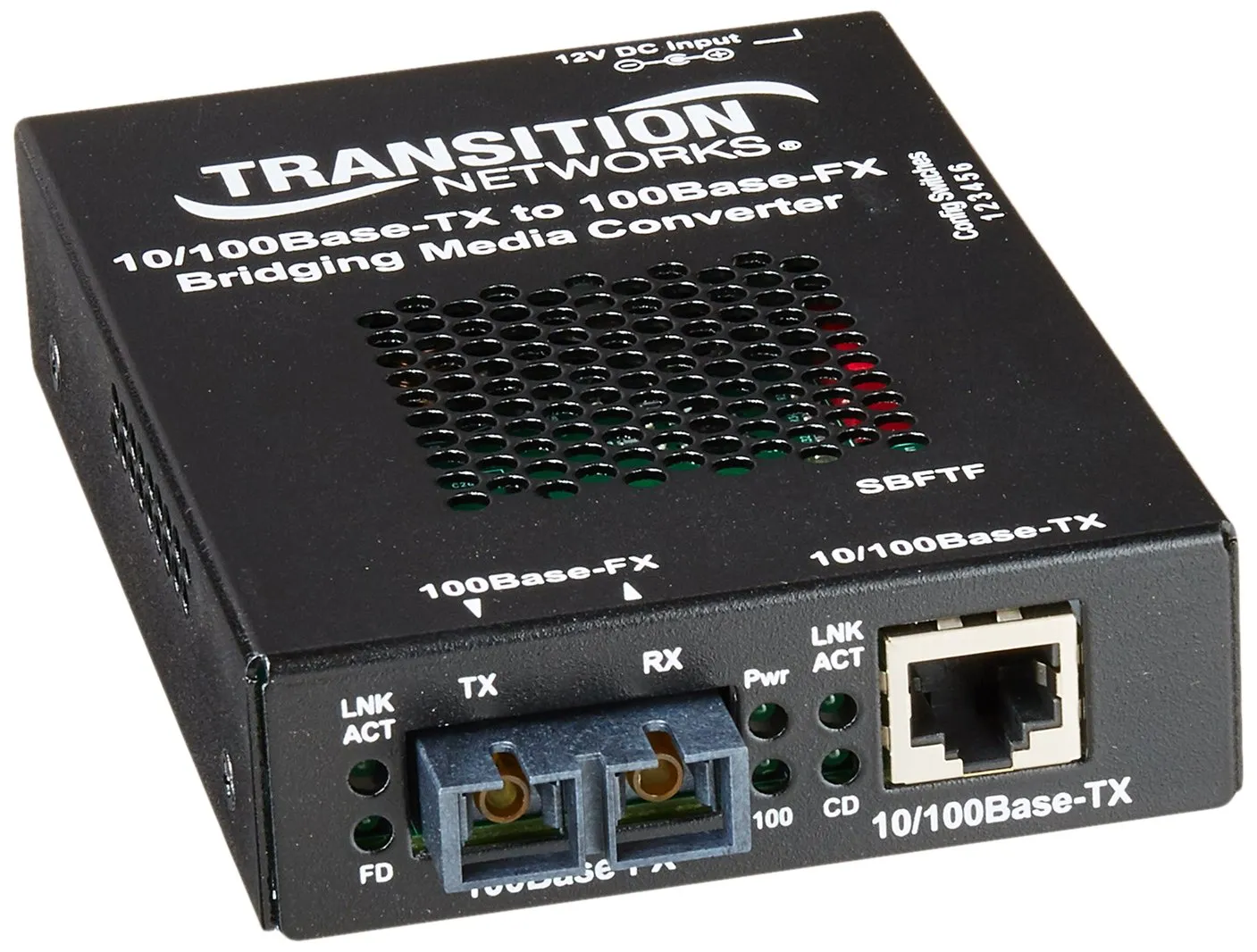 Transition Networks SBFTF1013-105-NA — 10/100BTX TO 100BFX, 1X9, SC MM, 3.3V- NA