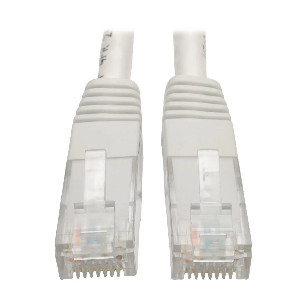 Eaton Tripplite N200-015-WH — Tripp Lite 15ft Cat6 Gigabit Molded Patch Cable RJ45 M/M 550MHz 24AWG White