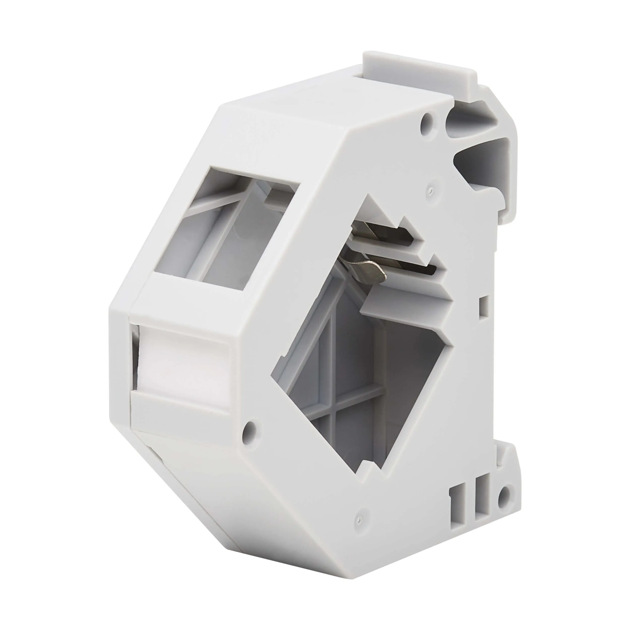 Eaton Tripplite N063-001-ENC-K1 — EATON, DIN-RAIL MOUNTING ENCLOSURE MODULE FOR SNAP-IN KEYSTONE JACKS AND COUPLERS, LEFT COVER, TAA