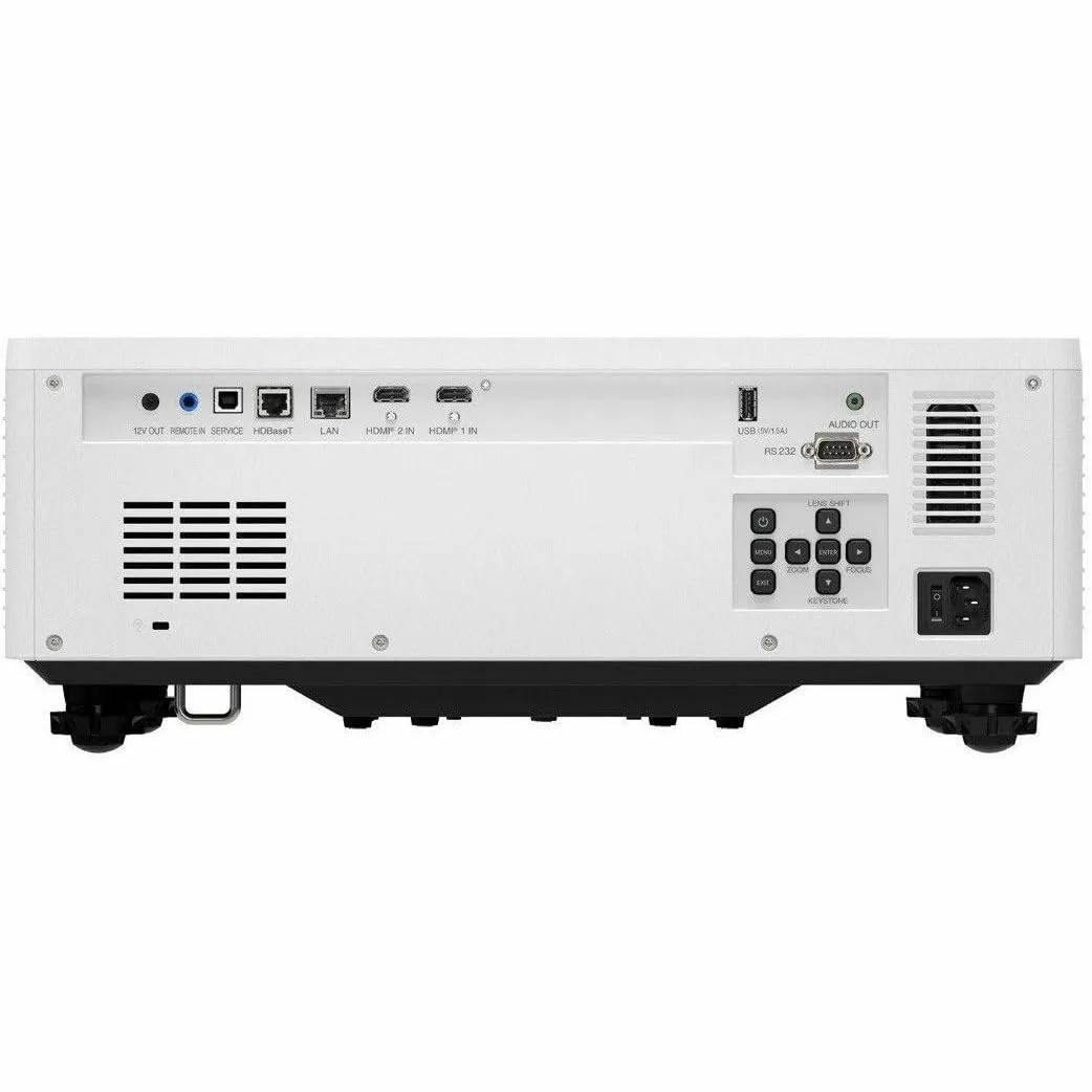 SHARP NEC XP-P721Q-W — SHARP, 4K UHD DLP, 7200 LUMEN, ENTRY INSTALLATION LASER PROJECTOR - FILTER FREE, MOTORIZED ZOOM, FOCUS AND LENS SHIFT, DUAL HDMI, HDBASET, 32 LBS., 5 YEAR WARRANTY