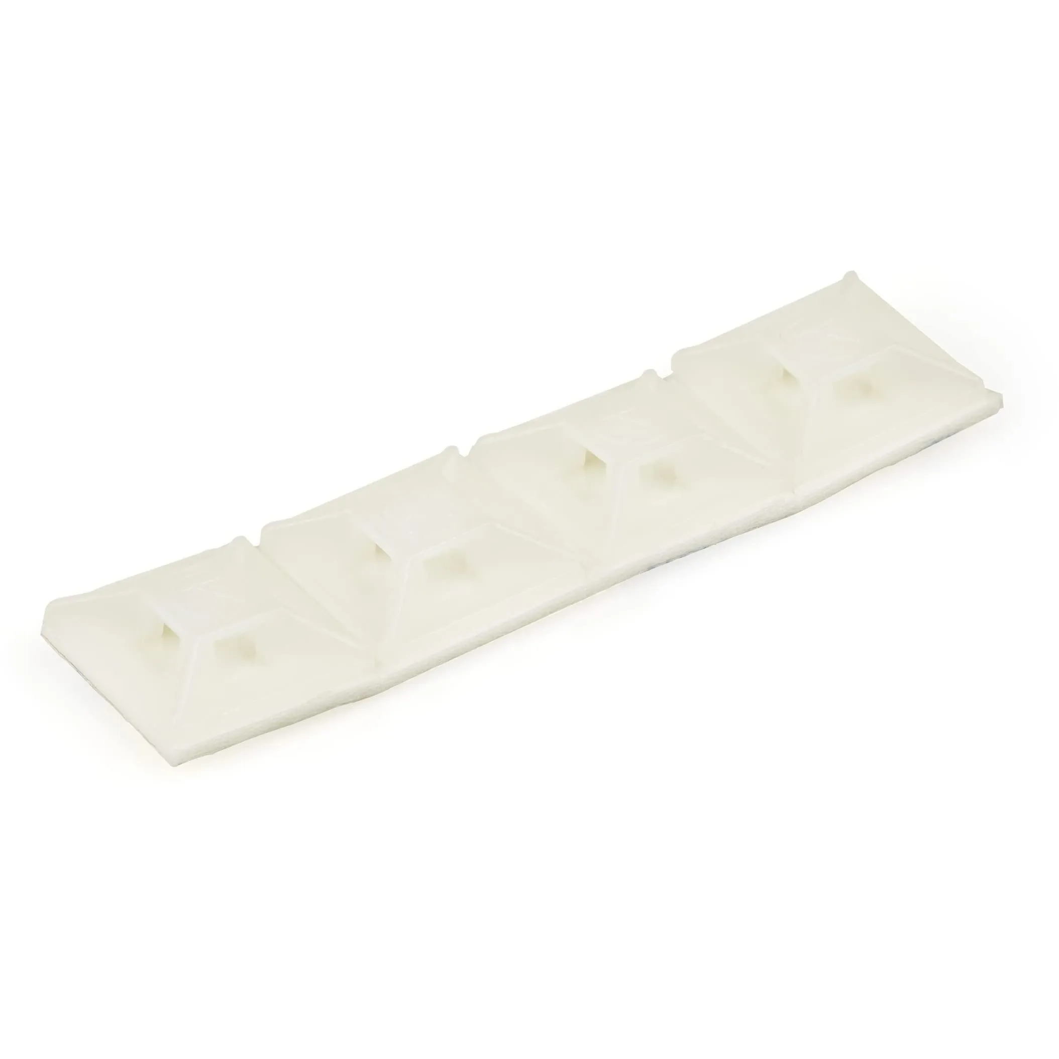 STARTECH STC CBMCTM1 — StarTech.com 100 Pack Cable Tie Mounts with Adhesive Tape for 0.13 in. (3.2 mm) Wide Ties - Cable Tie Mount - White - Nylon 66 - 100 / Pack - TAA Compliant