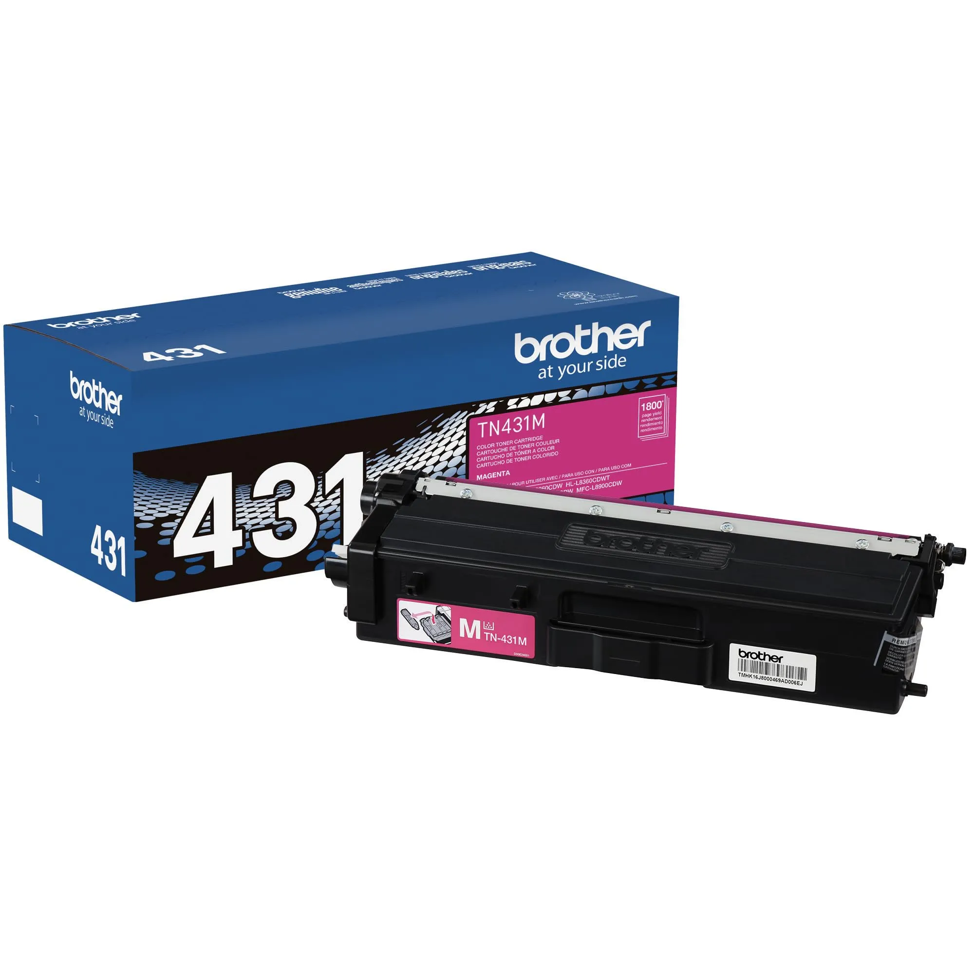 Brother BRT TN431M — Brother Magenta Toner Cartridge (1800 Yield)