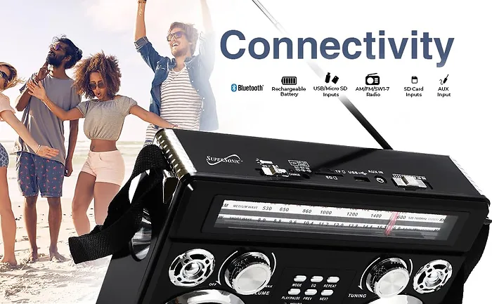 Supersonic-SC-1097BT- BLACK