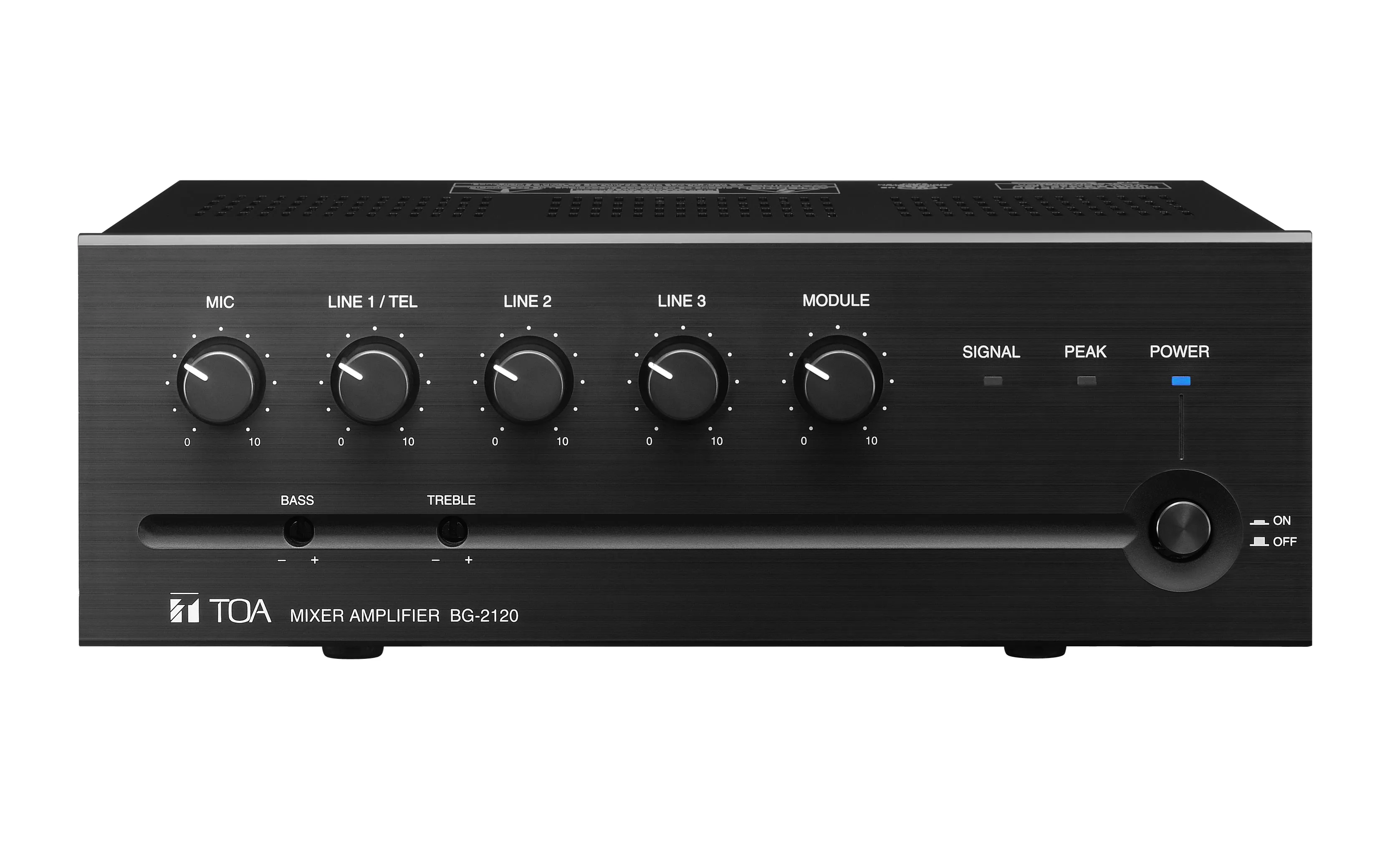 TOA BG-2120 CU — 5-Input Mixer/Amp 120w (4 Ohm/25v/70v)